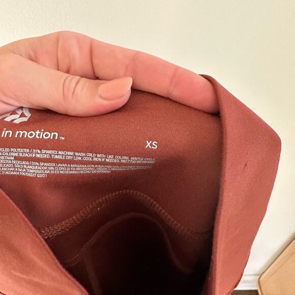 All In Motion High Waist Activewear Leggings Red XS - Picture 8 of 8